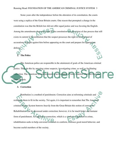 The Philosophical Foundations of the American Criminal Justice System