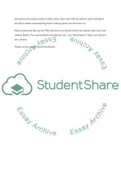 Academic Probation from Pace University