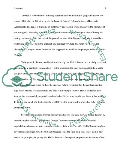 The Nature of Hedda Gabler