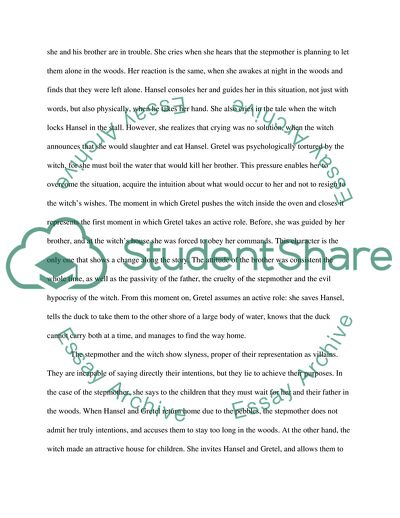 Gender and Cultural Values in Hansel and Gretel