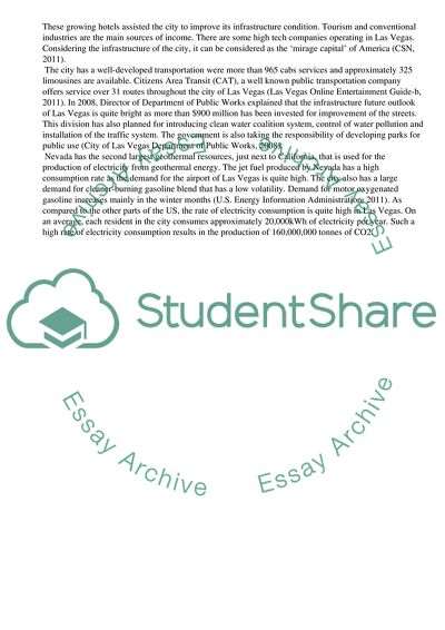 Technological and Environmental Pest Analysis of Las Vegas