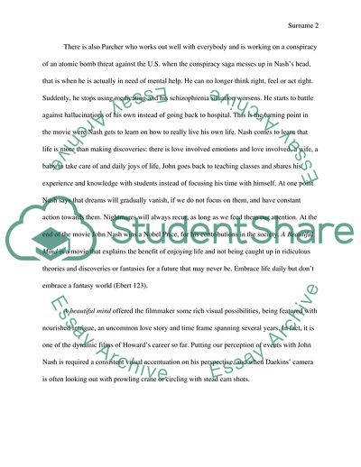 Analysis of a Beautiful Mind