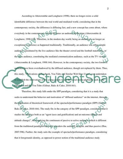 Audiences and Fandom: Spectacle/Performance Paradigm