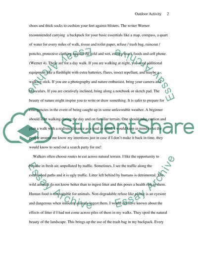 My walk with ecology