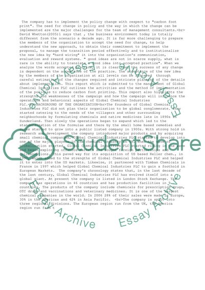 Management of Change Campaign