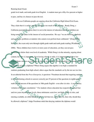 California High School Exit Exam