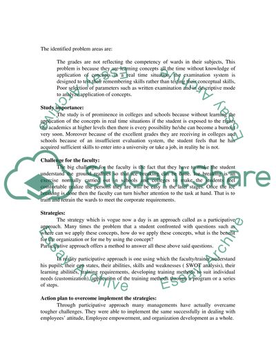 Mentoring the Students to Match the Standard of Academics