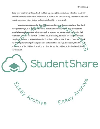 Sociology - families and divorce