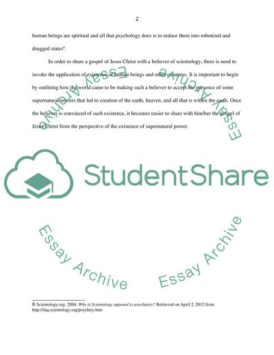 Flaws of the Religion of Scientology