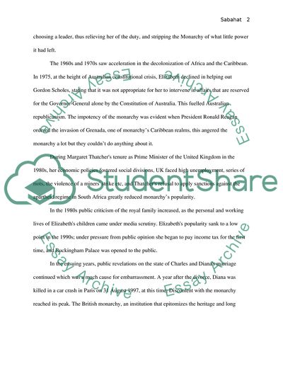 The Heritage of the UK since the English Bill of Rights till Today