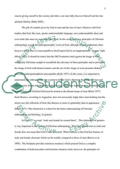 Imago Dei Doctrines Principles