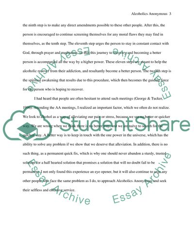 Alcoholics Anonymous Community