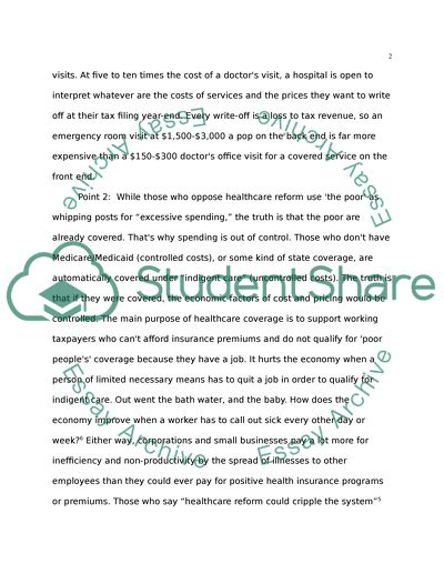 Healthcare Reform in US