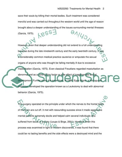 Business Essay Format Looking At The History Of Treatments For Mental Health Draw Parrellels And Distinctions Between How To Learn English Essay also Health Issues Essay Looking At The History Of Treatments For Mental Health Draw Essay What Is The Thesis Of An Essay
