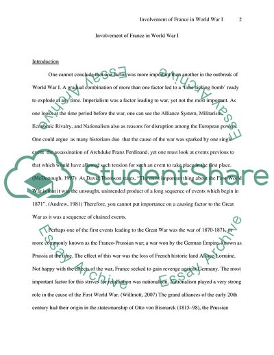 The Most Important Thing about the First World War