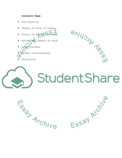 Critically Assess the Claims That Animals, Particularly Chimpanzees, Have a Humanlike Understanding of Mental States