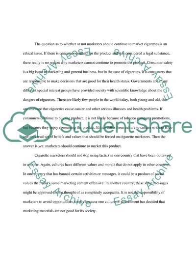 The Health Impact of Cigarettes