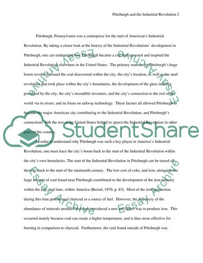 American Industrial Revolution in Pittsburgh