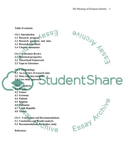 Dissertation recommendations for further study meaning