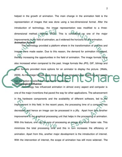 How Technology has Influenced Animation