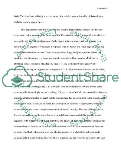 The Diving Bell and the Butterfly