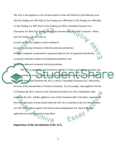Section 18 of the Australian Consumer Law