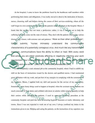 Key Aspects of Reflective Assignment