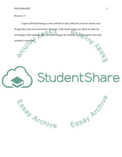 Respond to colleagues postings