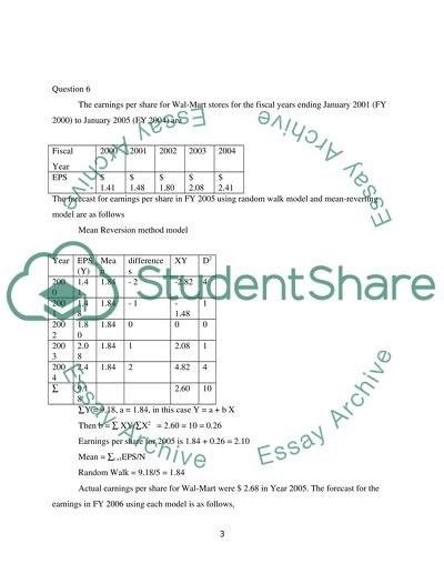 Prospective Analysis