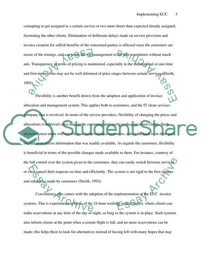 The Benefits of Implementing EUC Environment