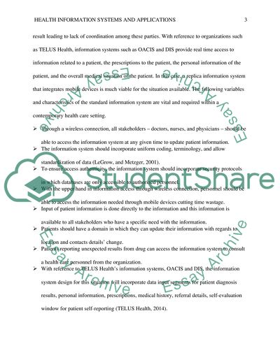 Trends in Health Information Systems and Applications
