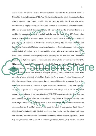 The Crucible by Arthur Miller