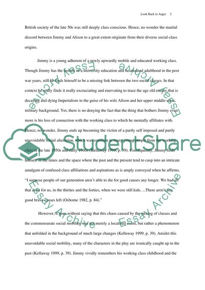 Look Back in Anger by John Osborne