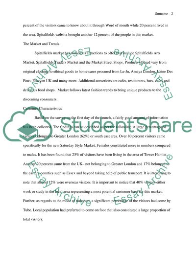 Spitalfields Saturday Style Market