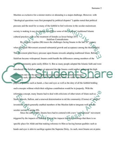 Challenges Faced by Imams