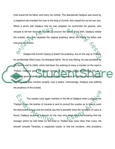 Oedipus the King by Sophocles