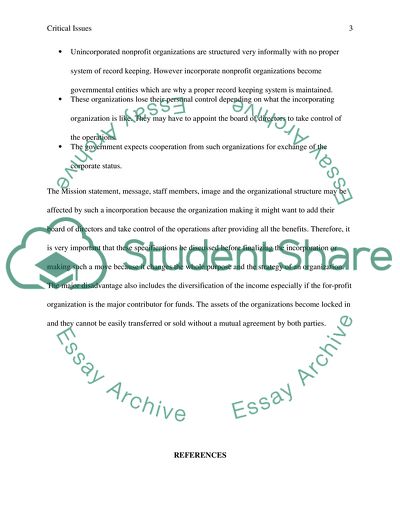 Critical Issues: Written Assignment 12