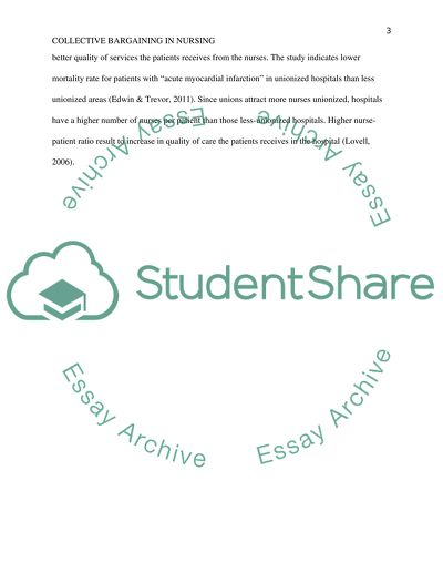 Collective Bargaining in Nursing