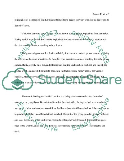 Criminal Issues in the Oceans Eleven