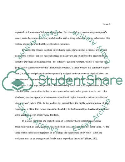 Karl Marx - Capital Ch 7 Ch 9 Sec 1 Ch 10 Sec 1