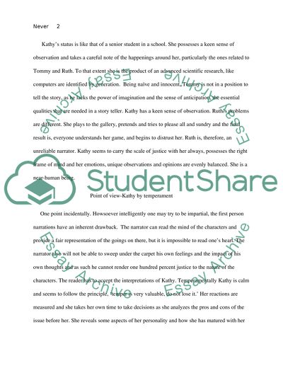 Never Let Me Go by Kazuo Ishiguro