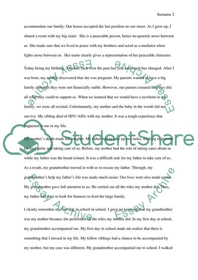 The Story of My Life