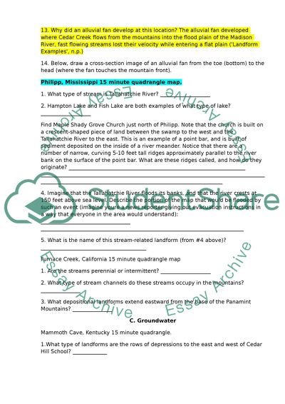 help writting reports for geology