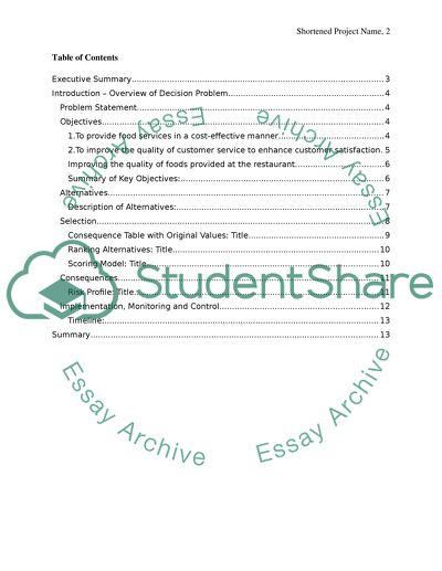 Changing the Food Service in Healthcare