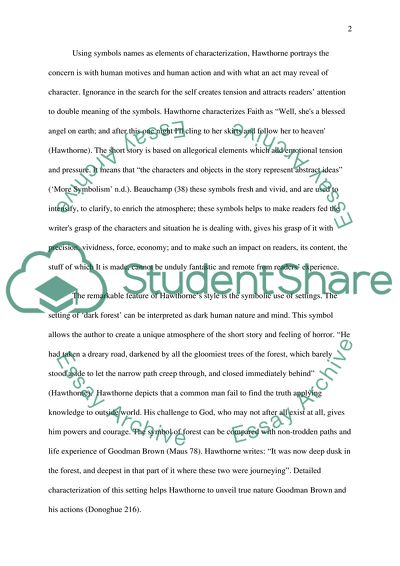 Characterization and Symbolism