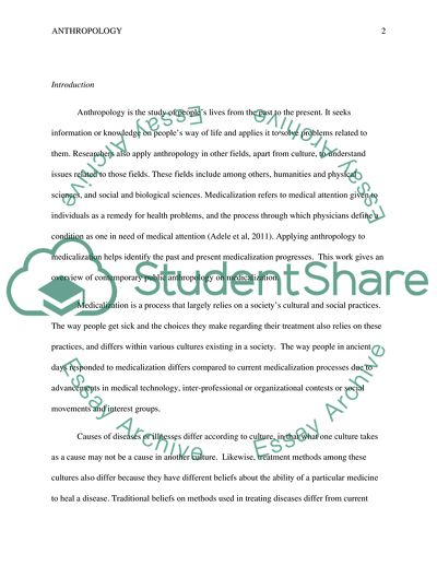 Public Anthropology in Medicalization