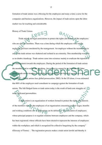 Impacts of trade unions on the labour market: theories and measurement