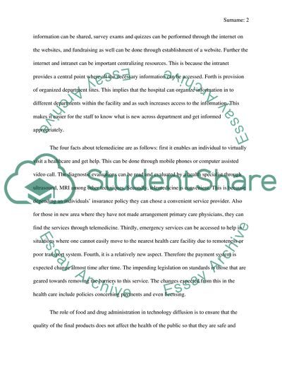 Health Care Facilities and Delivery Systems Technology