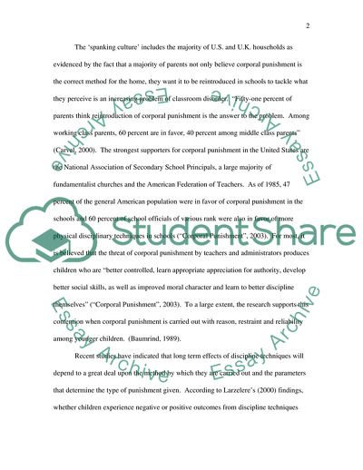 (Spanking, a Necessary Evil