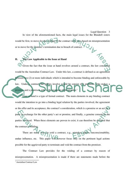 A Misrepresentation or a Breach of a Duly Executed Binding Contract